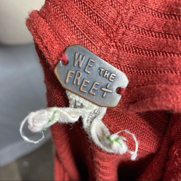 Free People Lover Rib Split Back Pullover Tunic Top - Picture 3 of 10